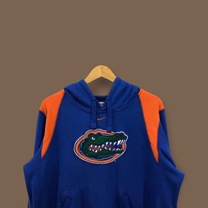 Vintage Nike Florida Gators Center Swoosh Blue Hoodie